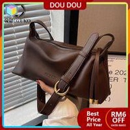 DOU~ sling bag women korean style tory burch bag Jianneng ins Messenger Bag Wanita 2023 Fesyen Trendy Retro Dumpling Bag Niche Tekstur Beg Ketiak Bahu