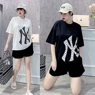 Bộ đồ thun nữ bigsize quần đùi sort ngắn áo form rộng mặc đi chơi thể thao, đô bộ mặc nhà bao đẹp má