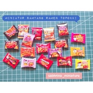 Miniature Toy accessories Doll/ Action Figure Samyang Ramen Topokki