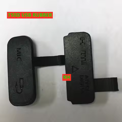 NEW USB 750D HDMI-compatible DC IN/VIDEO OUT 750D Rubber Port Door Cover For Canon Kiss X8i Rebel T6