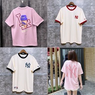 [Genuine Check Cover] New Era LA Dodgers Pink T-Shirt 13702550 * Genuine SF New Era Shirt Full Tag