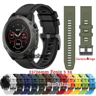 Sport Silicone Strap QuickFit Watch Band For Garmin Fenix 5 5x Plus