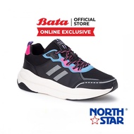 Bata บาจา ยี่ห้อ North Star รองเท้าสนีคเกอร์ รองเท้าลำลอง Sneakers Flyknit รองเท้าผ้าถักใส่สบาย ระบายอากาศได้ดี สำหรับผู้หญิง รุ่น YUMI สีกรมท่า 5206050