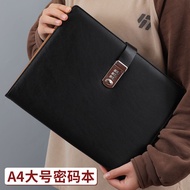 A4 Notebook Diary with Password Coded Lock Daily Book for Office Study Personal Journals Kids Birthd