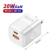 【50% OFF Voucher】KUULAA Củ Sạc Nhanh 20W 33W 40W 50W 65W USBC Charger Quick Charge 3.0 Fast Charging