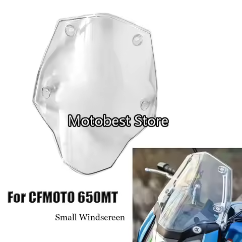 Motorcycle Small Windscreen Windshield Wind Deflector Shield Screen For CFMOTO 650MT CF650MT CF MOTO