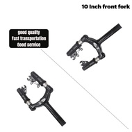 Front fork shock absorber hydraulic suspension fork reduces vibration 10 inch electric scooter front