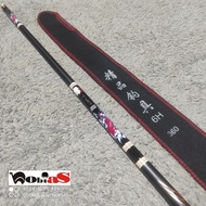 joran pancing tegek carbon x cross super leader 270. 360. 390. 450. 540. 630