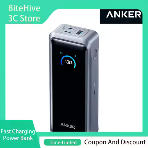 Anker Prime A110A Power Bank USB-C/A Fast Charging Digital Diaplay 26250mAh 140W PD3.1 100W PPS DC-D