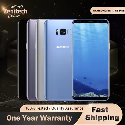 Orginal Samsung Galaxy S8+ S8 Plus G955U G955F 4G LTE Mobile Phone 6.2'' 4GB+64GB NFC 12MP+8MP+2MP O
