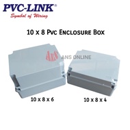 Pvc Link 10 x 8 ABS PVC Enclosure Junction Box IP66 1084 / 1086