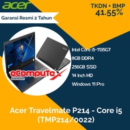 Laptop Acer Travelmate P214 (TMP214/0022) i5 8GB 256GB - TKDN RESMI