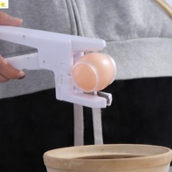 POLOSPORT Egg Shell Cracker, Plastic White Egg Separator, Handheld Breaker For Breaking Egg