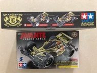1 set 2 一套2 款TAMIYA 田宮 雙星 Racing Mini 4WD 四驅車 Super Avante Legend Style先鋒號 前衛者 阿凡達 (SK Japan Silver 
