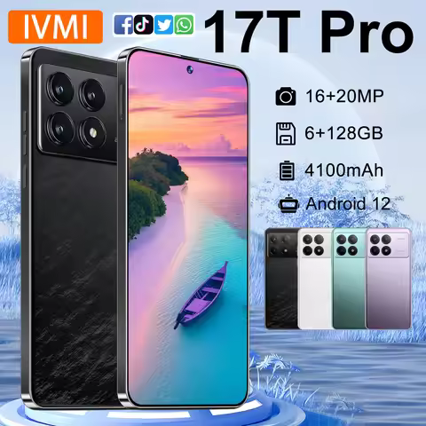 IVMI 17TPro Smartphone Android12 Dual SIM 6.99-Inch Display 6GB RAM 128GB ROM 4G WIFI Play Store Fin