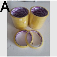 SELOTAPE (YELLOWISH STATIONERY TAPE) 12MM×27M/18MM×27M