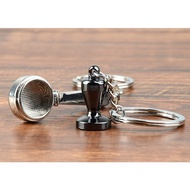 GANTUNGAN Barista Coffee Accessories Keychain Coffee Handle Model