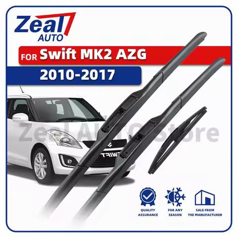 LHD Front Rear Wiper Blades For Suzuki Swift MK2 AZG 2010-2017 2011 2012 2013 2014 2015 2016 3x Wind