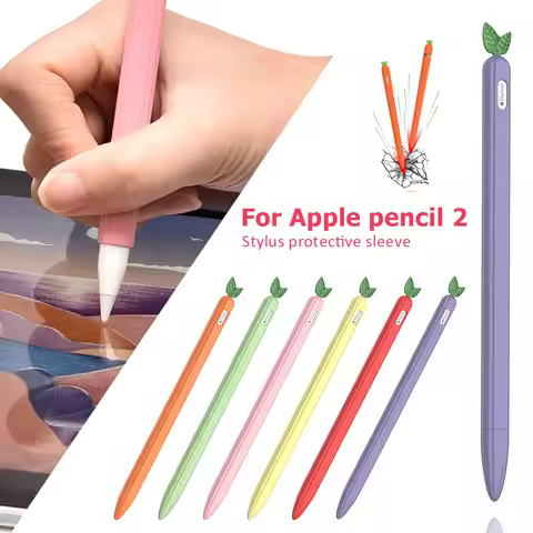 For Apple Pencil 2 Pencil2 Case Fruit Silicone Holder Stylus Pen Cover For Apple Pencil 2 2nd Gen Ta