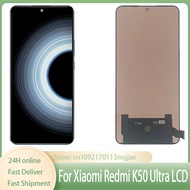 AMOLED 6.67 "สำหรับ Xiaomi Redmi K50อัลตร้าหน้าจอ LCD สัมผัสกับกรอบดิจิตอลสำหรับ Xiaomi Redmi K50อัล