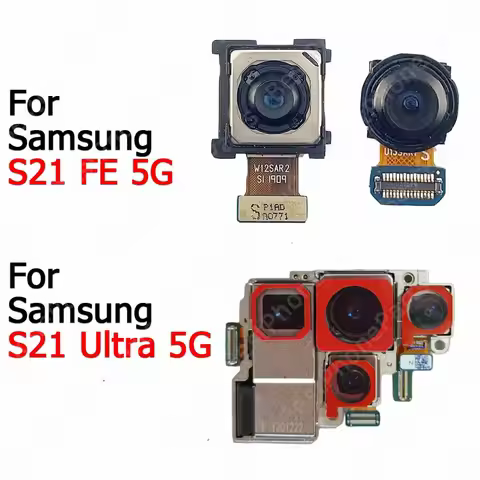 Rear Back Camera For Samsung Galaxy S21 FE S21FE S21 Ultra 5G G990 G998 Camera Module Backside Flex 