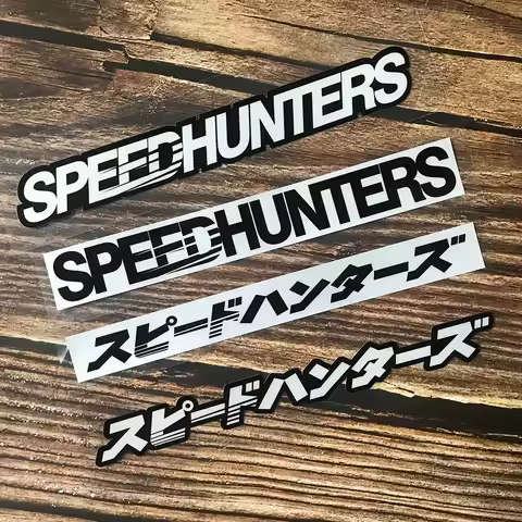 Reflective JDM Speed Huner Motorcycle Car Styling Stickers Decor Moto Body Decal Accessories for Hon