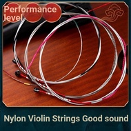 Xuanhe Nylon Violin Strings Performance Grade Adult Children Beginner Set 1/2/3/4 Violin Strings