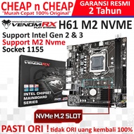 Venom RX H61 M2 NVMe VGA HDMI - Motherboard LGA 1155 VenomRX H61