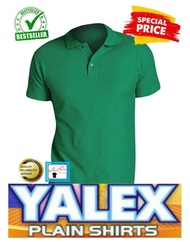 Shirt On Yalex Plain Polo colored EMERALD GREEN Shirt WITH COLLAR Yalex Red Label High Quality Shirt