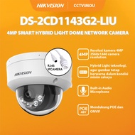 Hikvision DS-2CD1143G2-LIU 4MP SMART HYBRID LIGHT DOME NETWORK CAMERA