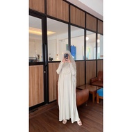 Zaudha batwing dress spandex t-shirt dress plainloose abaya/