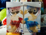 雷姆、拉姆 REM、RAM 水着泳衣 EXQ模型Figure Re: Zero 從零開始的異世界生活 Re:ゼロから始める異世界生活 Banpresto 日本全新