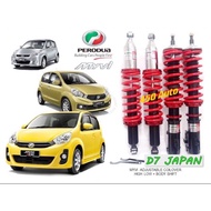MYVI SE LAGI BEST ICON 2005-2016 D7 JAPAN Adjustable Hi Low Body Shift Absorber PASSO BOON K3
