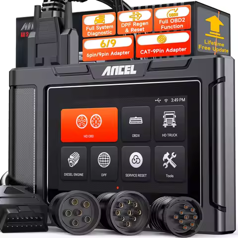 Heavy Duty Truck Scanner ANCEL HD3400 Pro Full System Diesel Scanner Diagnostic Tool DPF Regen for C