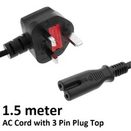 1.5 Meter Electrical Wire British Standard BS-1363-1 IEC-60320-C7 - TC-2382/1.5M