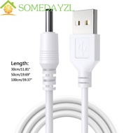 SOMEDAYMX Usb To Dc 3.5mm Cable Charging Cable Usb To Dc 3.5MM 3.5*1.35mm 5V USB Barrel Power Cable 