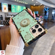 Casing Tecno Spark 30C Go 2 Go1 30 20 20C 10C 9T 8C 8P 8T 7P 6 luxury Diamond Turquoise Clover Lucky