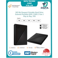 SG Local - WD 1TB 2TB 4TB 5TB 6TB My Passport External Portable Hard Drive USB3.2, Portable HDD Data