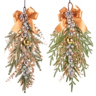 [Css] Christmas Decoration Front Door Hanging Christmas Upside-Down Tree Decoration Door Hanging Cro