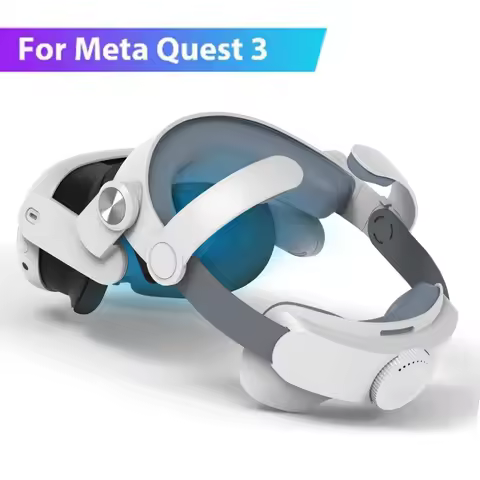Replaceable Elite Strap for Meta Quest 3 VR Headset Improve Comfort Adjustable Head Strap for Meta Q