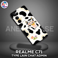 AC60-Case REALME C71-Cow Motif-Softcase REALME C71-Casing REALME C71-Silicone REALME C71