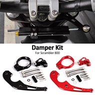 Motorcycle For Ducati Scrambler 800 Scrambler800 CNC Stabilizer Steering Damper Mounting Bracket Sup