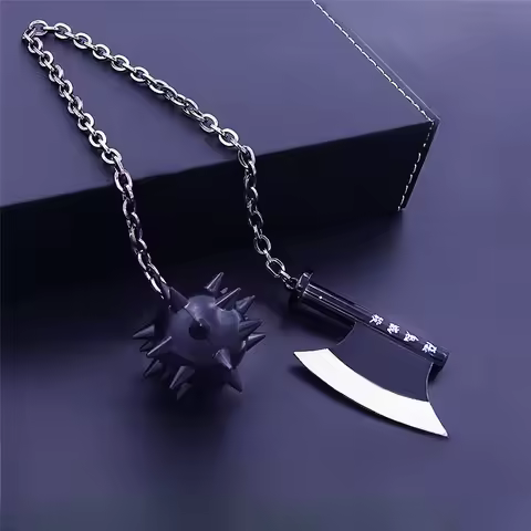 Demon Slayer Sword The Stone Hashira Gyomei Himejima Nichirin Blade Weapon Anime Peripheral Keychain