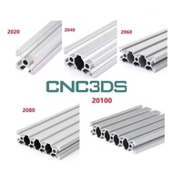 EU standard aluminum profile 2020, 2040, 2060, 2080, 20100 (1 meter) [Thickest type]