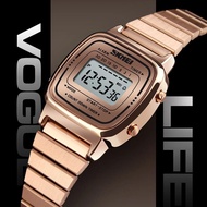 SKMEI 1901  Women  3Bar Waterproof Ladies Watches Small Dial Digital Watch Relogio Feminino  Fashion