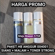 Paket HB Whitening Kode AGR 004001 Siang + Malam + Toner Strong / HB Whitening Super / HB Siang / Hh