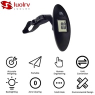 LUOLRV Digital Electronic Luggage Scale 40kg/100g Fish Hook Hanging Scale Handled Travel Bag Weighting Travel Bag Scale