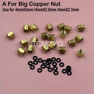 50PCS Copper Nut O Ring Screw Adapter For Roland  Mimaki DX5 DX7 5113 I3200 XP600 TX800 Printhead In