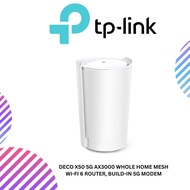 TP-Link Deco X50 5G AX3000 Whole Home Mesh Wi-Fi 6 Router, Build-In 5G Modem