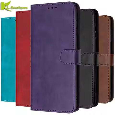 Solid Color Flip Case on For Etui Motorola Moto G06 Case Wallet Cover na sFor Motorola Moto G06 Moto